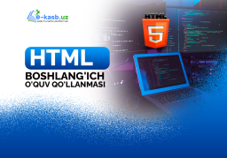 Html boshlang'ich o'quv qo'llanmasi